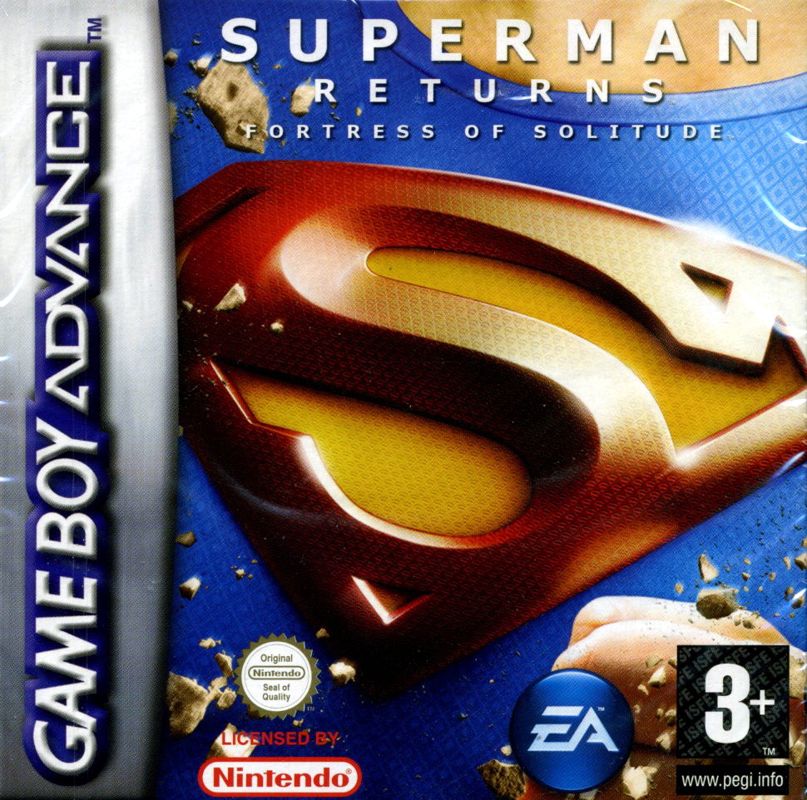 Superman Returns box art for GameBoy Advance